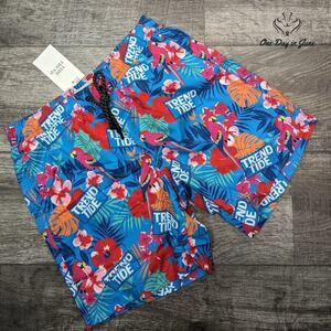 Tide Trend Floral Board Shorts Size S